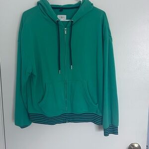 Lou & Grey Teal Knit Fabric